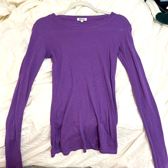 LA Made Long Sleeve Thermal - Purple - Picture 3 of 5